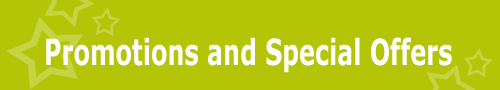 Promotions and Special Offers