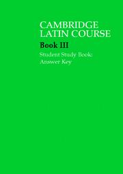 Cambridge Latin Course Book 3 Student Study Book Answer Key