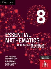 Essential Mathematics for the Australian Curriculum Year 8 Fourth Edition (print and interactive textbook powered by HOTmaths)
