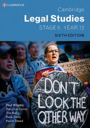 Cambridge Legal Studies Stage 6 Year 12 Sixth Edition Teacher Resource Package