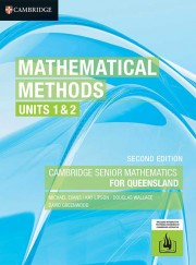 Mathematical Methods Units 1&2 for Queensland Second Edition (interactive textbook powered by Cambridge HOTmaths)