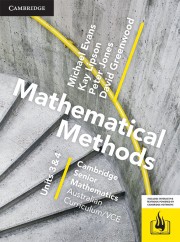 Mathematical Methods VCE Units 3&4 (print and interactive textbook powered by HOTmaths)