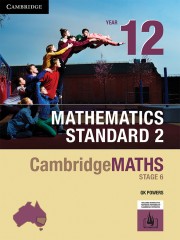 CambridgeMATHS Stage 6 Mathematics Standard 2 Year 12 (interactive textbook powered by HOTmaths)