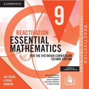 Essential Mathematics for the Victorian Curriculum Year 9 Second Edition Reactivation Code
