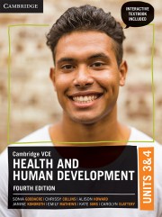 Cambridge VCE Health and Human Development Units 3&4 Fourth Edition (print and digital)